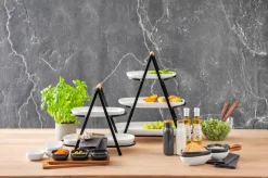 ladelle Etageren|Etageren|2-stöckige Etagere Serve & Share