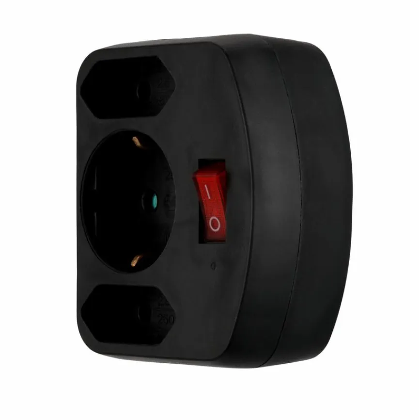 Outlet Steckdosenadapter 2+1 Zubehör