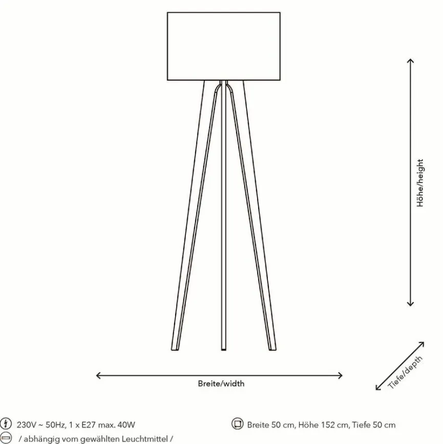 ELOBRA Stehlampen|Stehleuchte Patagonia Peak