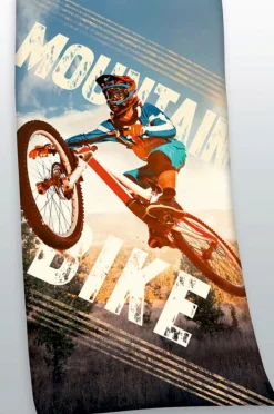 Sale Strandtuch Mountain Bike 70 x 140 cm Hand- & Duschtücher