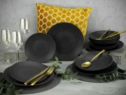 New Tafelservice Lava Stone 12tlg. Geschirr