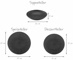 CreaTable Tafelservice Vesuvio 12tlg.