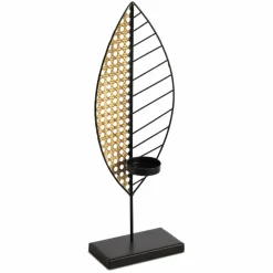 Teelichthalter|Teelichthalter|Teelichthalter Blätter 33,9 cm