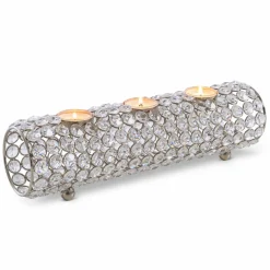 Teelichthalter Kristall 33,5 cm