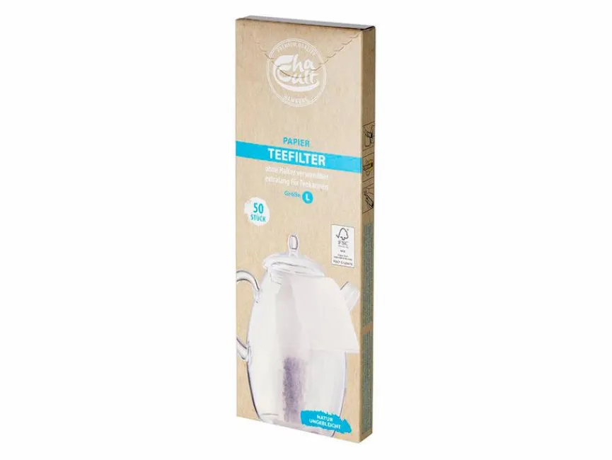 Kaffee & Tee|Tee-Papierfilter Größe L extra lang