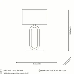 ELOBRA Tischleuchte Patagonia Loop