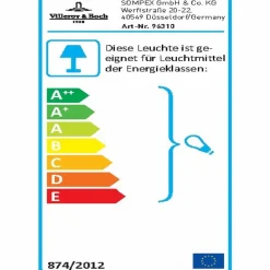 Villeroy & Boch Tischlampen|Tischleuchte Toulouse