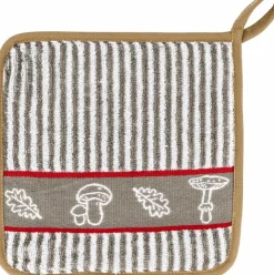 Ofenhandschuhe|Topflappen Waldpilze 22 x 22 cm