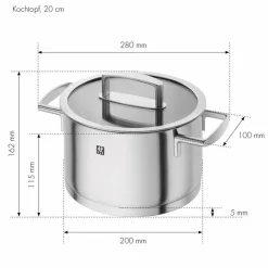 Zwilling Töpfe|Topfset Vitality 5tlg.