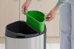brabantia Touch Bin Steel 10+23l