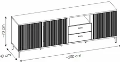 TV-Lowboard Lusaka Kommoden|Wohnwände & Tv-Lowboards