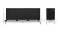 Outlet TV-Lowboard Edge Wohnwände & Tv-Lowboards|Kommoden