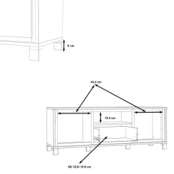 FORTE Wohnwände & Tv-Lowboards|TV-Lowboard Farida
