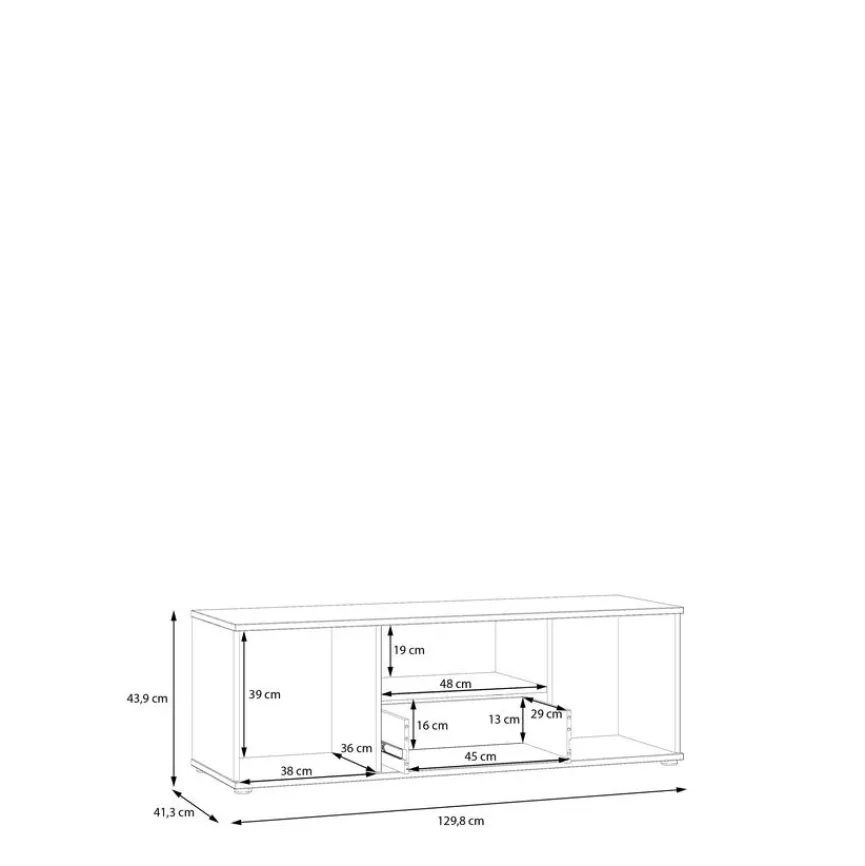 FORTE TV-Lowboard Ganymede