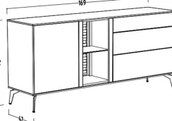Mäusbacher Kommoden|Kommoden|TV-Lowboard Meran