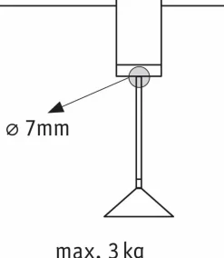 Paulmann Schienensysteme|Universal-Pendelladapter URail
