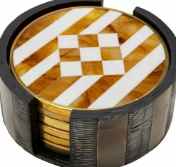 KARE DESIGN Bar- & Weinzubehör|Untersetzer Nature 6tlg.