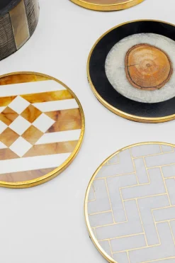 KARE DESIGN Bar- & Weinzubehör|Untersetzer Nature 6tlg.