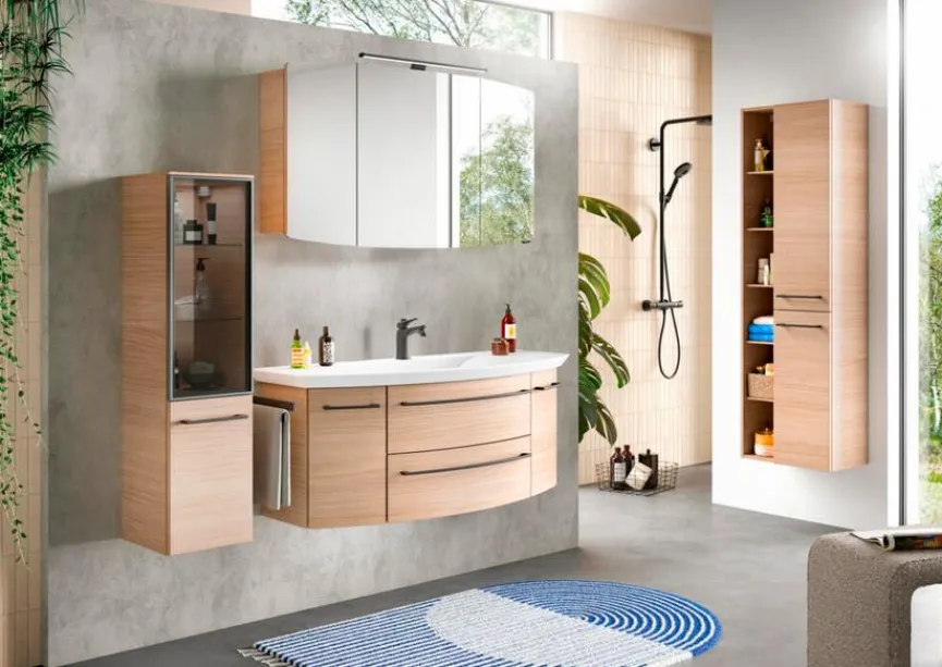 New Vitrinen-Midischrank Universelle Badschränke