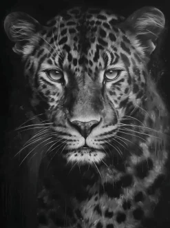 EUROART Wandbild 60 x 80 cm Amazing Leopard