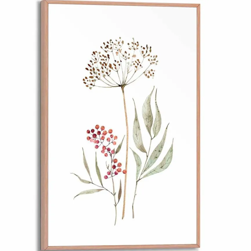 Reinders Wandbild 20 x 30 cm Aqua Flowers