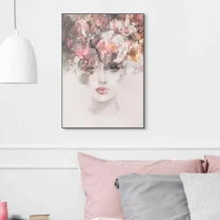 New Wandbild 50 x 70 cm Aquarel Beauty Bilder Mit Rahmen