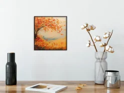 Hot Wandbild 30 x 30 cm Autumn Tree Bilder Mit Rahmen