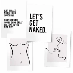 Reinders Bilder Ohne Rahmen|Wandbild 20 x 30 cm Body Language 4tlg.