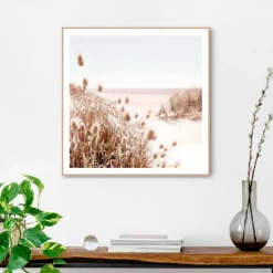 Wandbild 50 x 50 cm Dune Beach Bilder Mit Rahmen