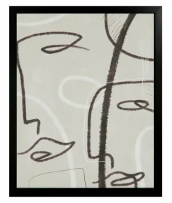 Wandbild 25 x 25 cm Faces