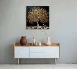 Wandbild 50 x 50 cm en Tree II Bilder Ohne Rahmen