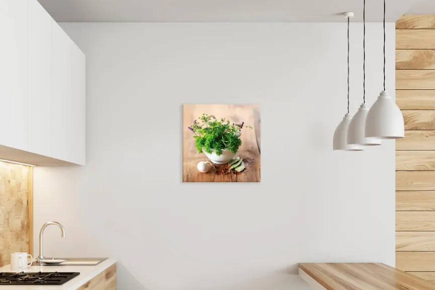 Discount Wandbild 30 x 30 cm Herbs II Bilder Nach Themen
