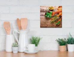 Hot Wandbild 30 x 30 cm Herbs of Provence I Bilder Nach Themen