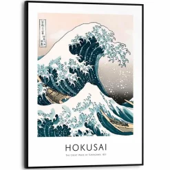 Reinders Bilder Mit Rahmen|Wandbild 30 x 40 cm Hokusai