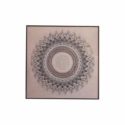 Wandbild 90 x 90 cm Mandala