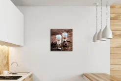 Outlet Wandbild 30 x 30 cm Milk coffee I Bilder Ohne Rahmen