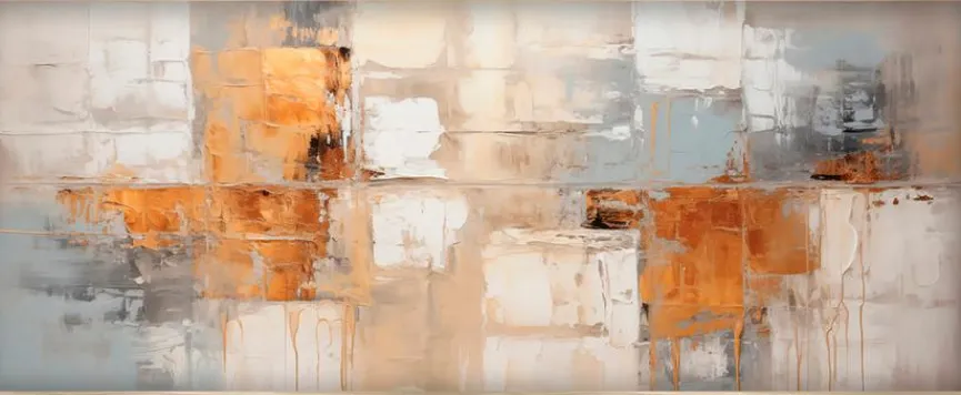 EUROART Bilder Mit Rahmen|Wandbild 50 x 120 cm Natural Harmony III