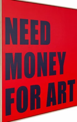 KARE DESIGN Bilder Mit Rahmen|Bilder Nach Themen|Wandbild 83 x 84 cm Need Money 56789