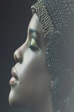 KARE DESIGN Bilder Ohne Rahmen|Bilder Nach Themen|Wandbild 100 x 150 cm Royal Headdress Profil