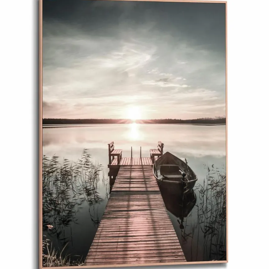 Reinders Bilder Mit Rahmen|Bilder Nach Themen|Wandbild 50 x 70 cm Scandic Jetty