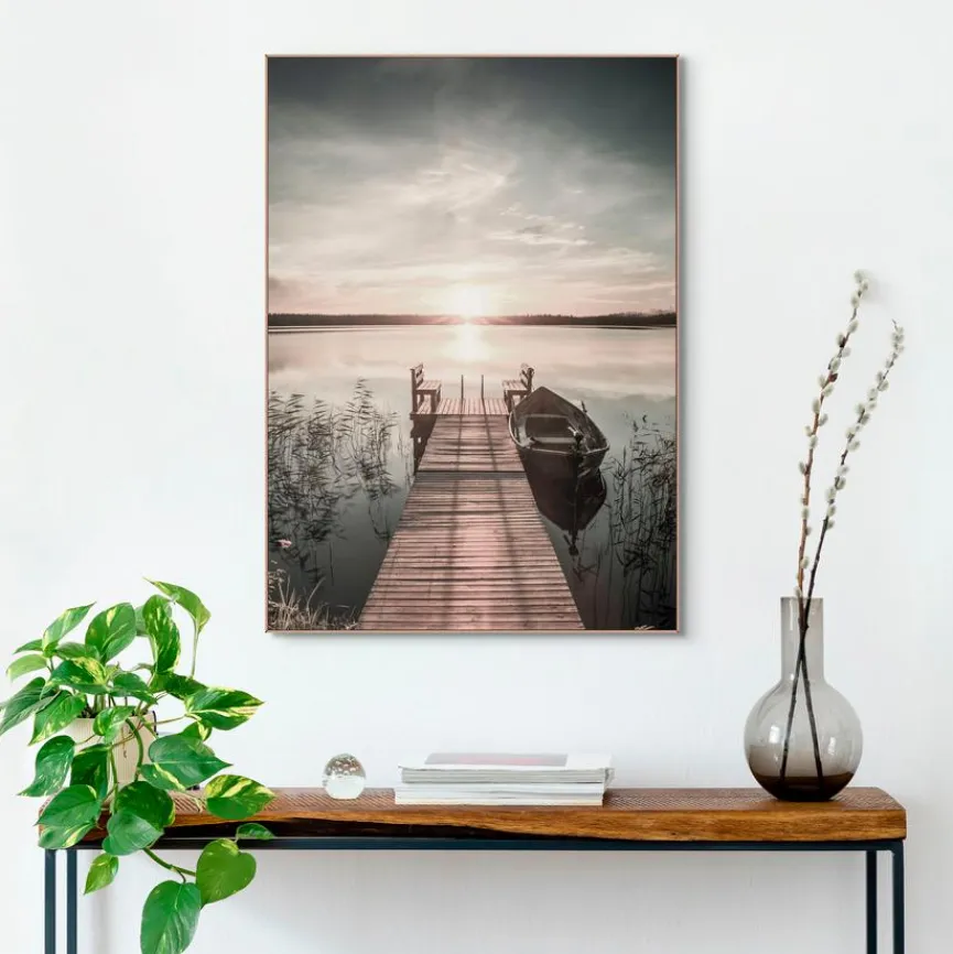 Reinders Bilder Mit Rahmen|Bilder Nach Themen|Wandbild 50 x 70 cm Scandic Jetty