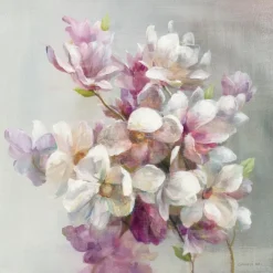 EUROART Bilder Ohne Rahmen|Wandbild 30 x 30 cm Sweet Magnolia