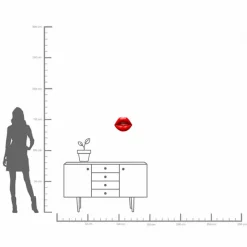 KARE DESIGN Wanddeko Lips 56647