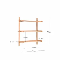 Kave Home Regale|Regale|Wandregal Sitra