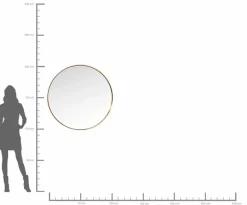 Outlet Wandspiegel Curve greige Wandspiegel