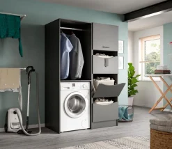 Waschmaschinenumbau-Set Lucca Geräteschränke