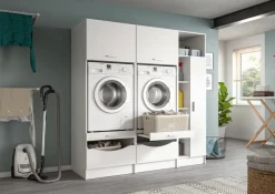Geräteschränke|Waschmaschinenumbau-Set Lucca