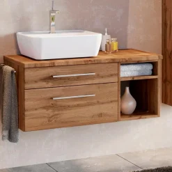 Held-Möbel Waschbeckenunterschränke|Waschtisch-Set Davos