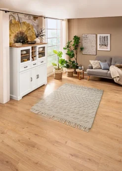 Clearance Webteppich Tassels 170 x 230 cm Natur(Look) Teppiche