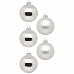 Für Den Weihnachtsbaum|Weihnachtskugel Silver 36tlg.